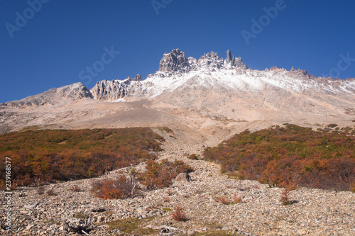 national park Cerro Castilloe. austral highway, chile, XI region of Aysen. Patagonia photo