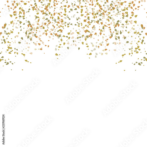 Autumn season, leaves falling nature concept abstract background vector illustration