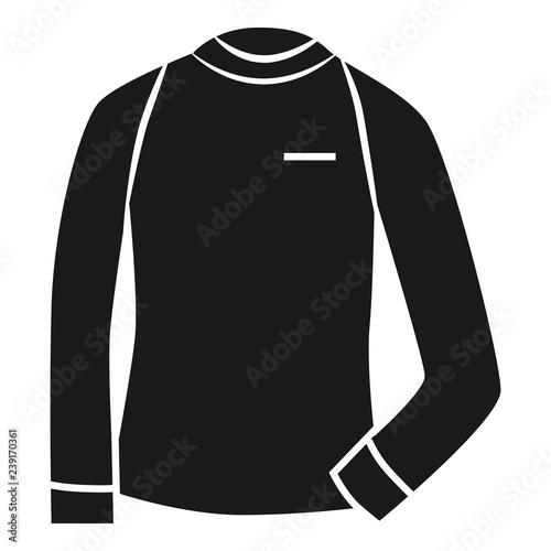 Thermal sweater icon. Simple illustration of thermal sweater vector icon for web design isolated on white background