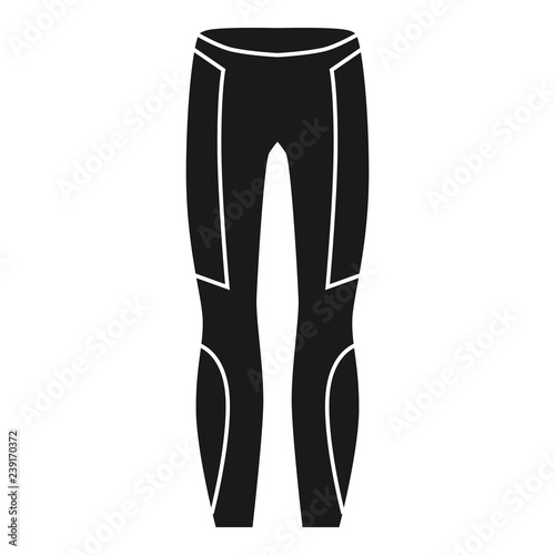 Thermal pants icon. Simple illustration of thermal pants vector icon for web design isolated on white background
