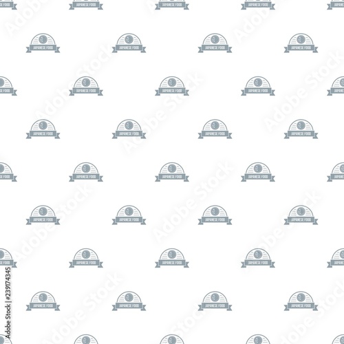 Traditional japanese food pattern vector seamless repeat for any web design