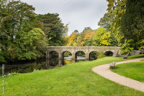 Antrim Castle Gardens Stone Bridge Northern Ireland