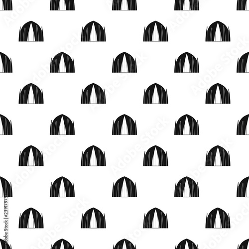 Human house pattern vector seamless repeating for any web design