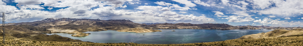 Panorama of Lagunillas lake