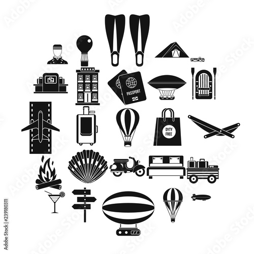 Time to move icons set. Simple set of 25 time to move vector icons for web isolated on white background