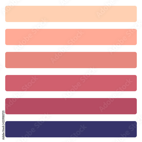 Free Download Six color coral set - GFXLoad