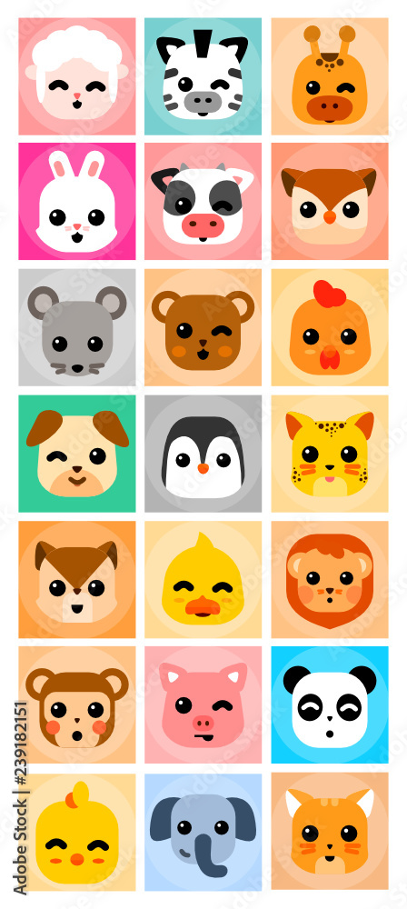 Animals - Vector Pack Flat Animals - Vector Pack Flat