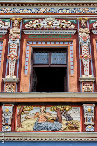Erfurt, Haus zum breiten Herd Detail
