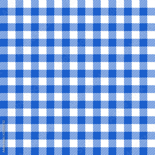 Blue tablecloth diagonal lines pattern