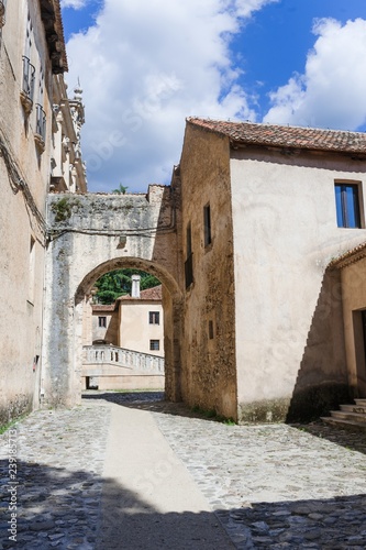 Padula, Italy - September 2018: External Courtyard by Certosa Di San Lorenzo