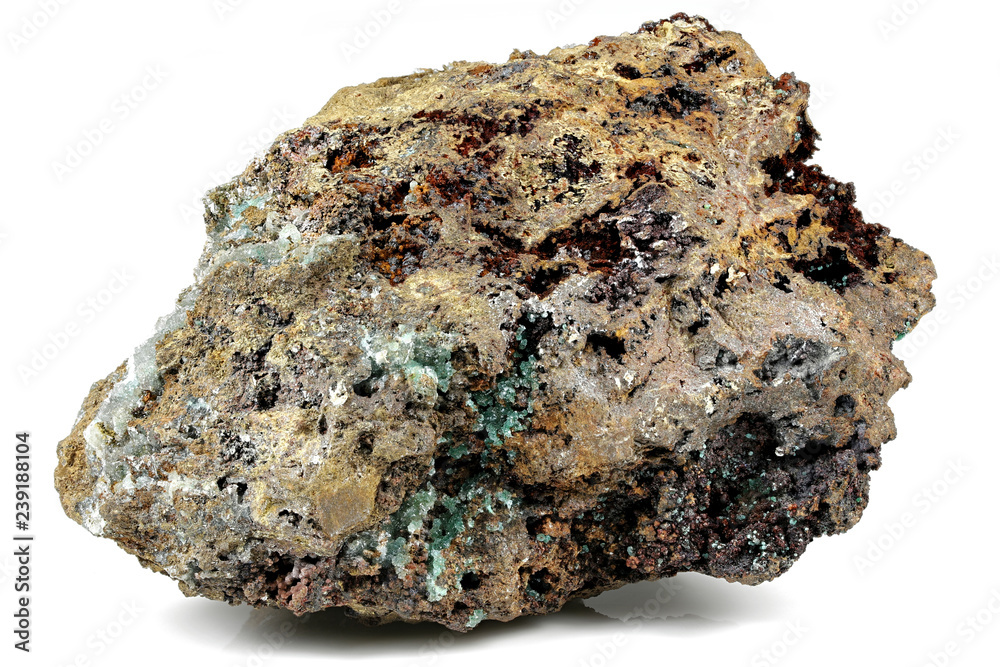 smithsonite from Lavrion, Greece isolated on white background smithsonite from Lavrion, Greece isolated on white background