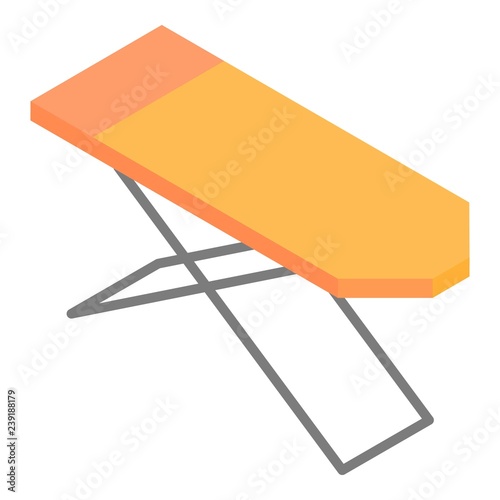 Iron board icon. Isometric of iron board vector icon for web design isolated on white background