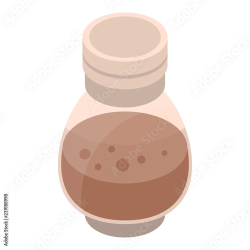 Propolis bottle icon. Isometric of propolis bottle vector icon for web design isolated on white background