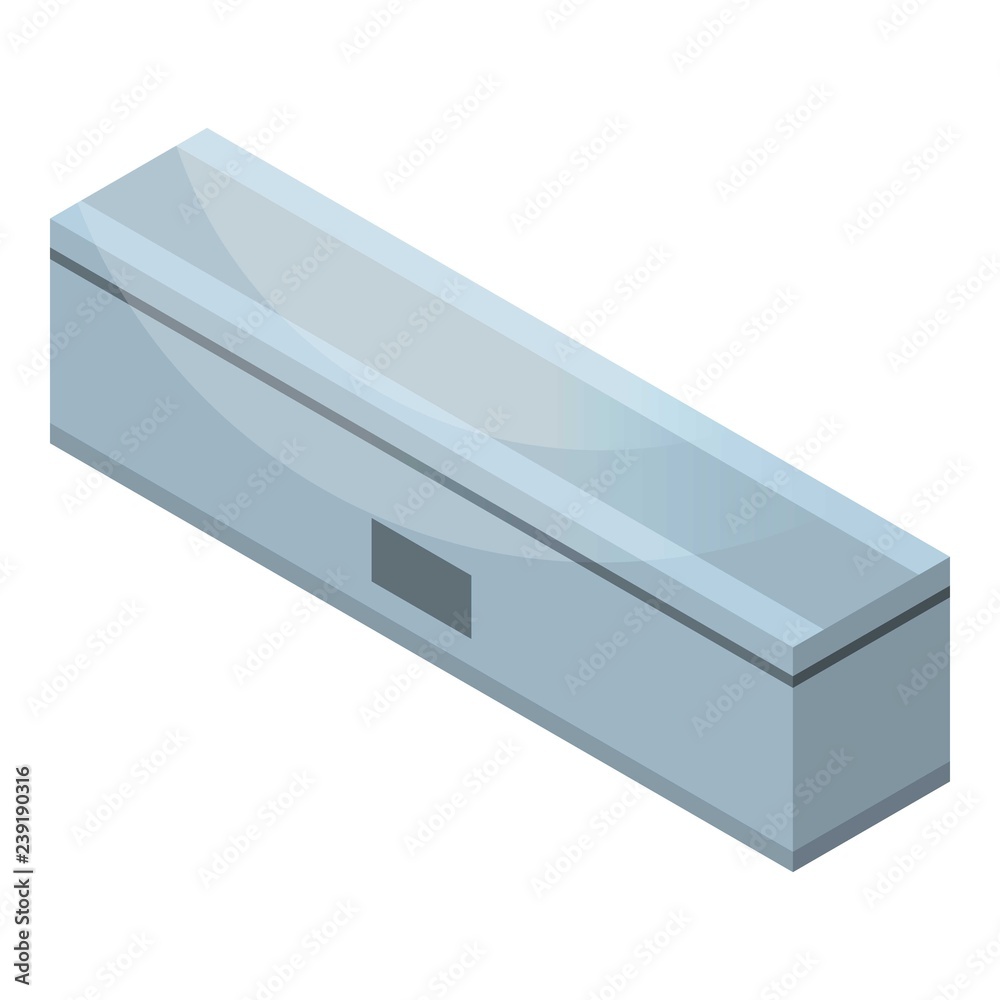 Air conditioner icon. Isometric of air conditioner vector icon for web design isolated on white background Air conditioner icon. Isometric of air conditioner vector icon for web design isolated on white background