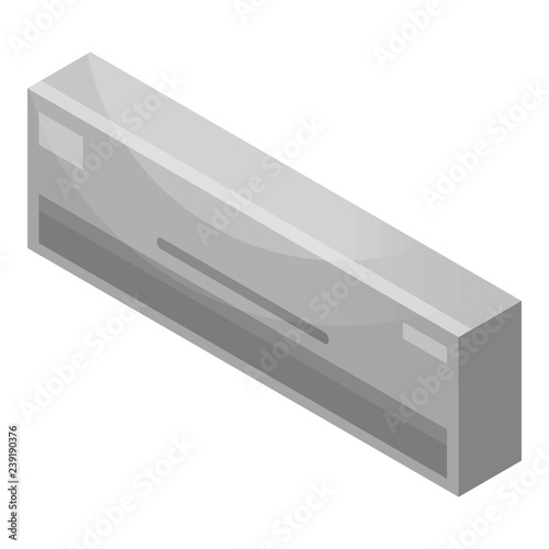 Indoor conditioner icon. Isometric of indoor conditioner vector icon for web design isolated on white background