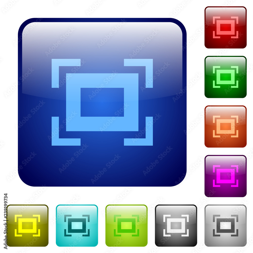 Full screen color square buttons Full screen color square buttons