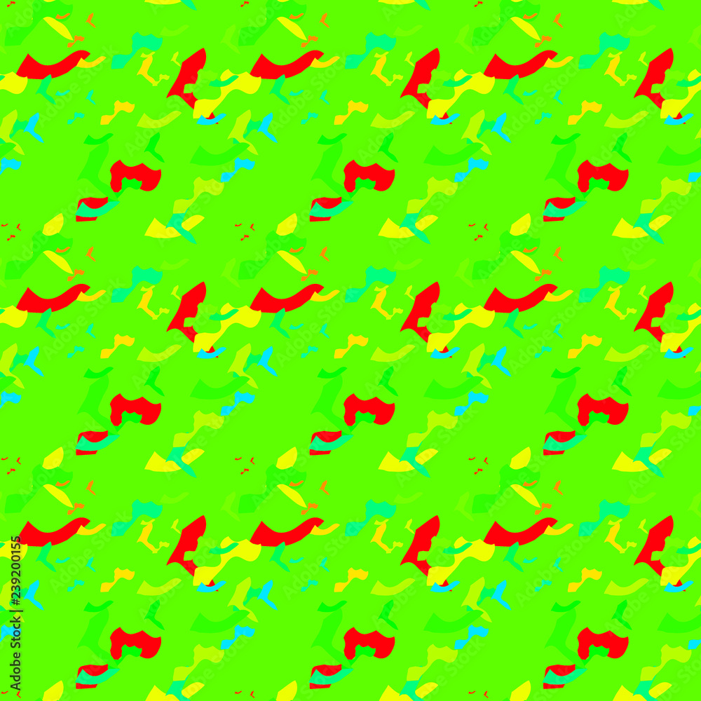 Seamless background pattern with various colored spots.