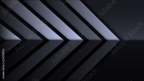Gray arrow angle paper background with highlight