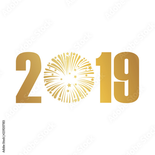 happy new year 2019 banner