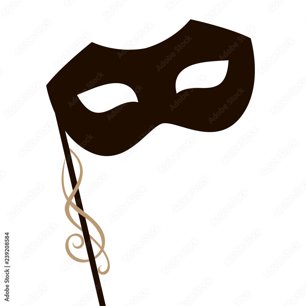illustration of carnival mask isolated on white background illustration of carnival mask isolated on white background