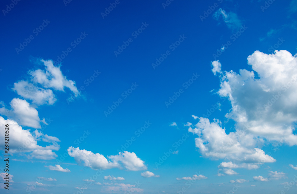 blue sky with cloud