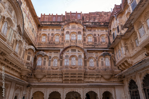 The facade of the Mehrangarh Fort © Anthony Shaw