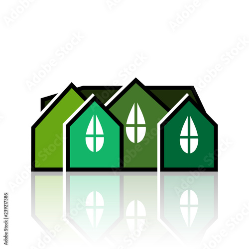 Green ecological house 
