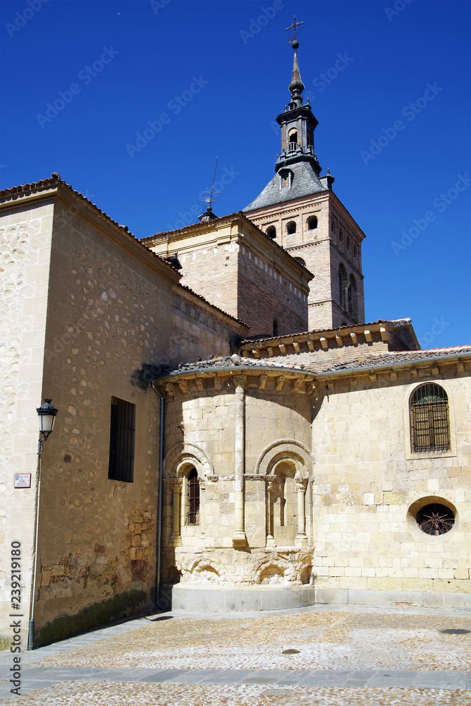 Church Of San Millan in Segovia Castilla-Leon, Spain, Europe