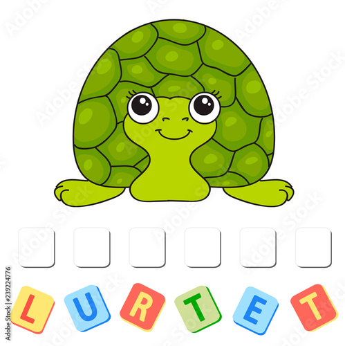 Cartoon turtle crossword