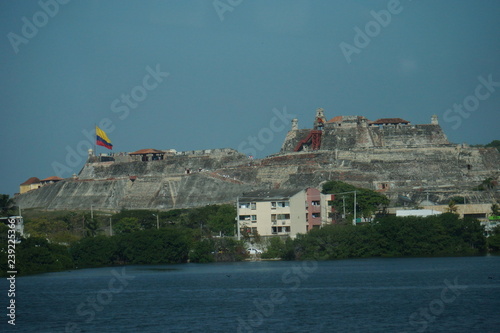 Fortress on the coast Cartagena Columbia