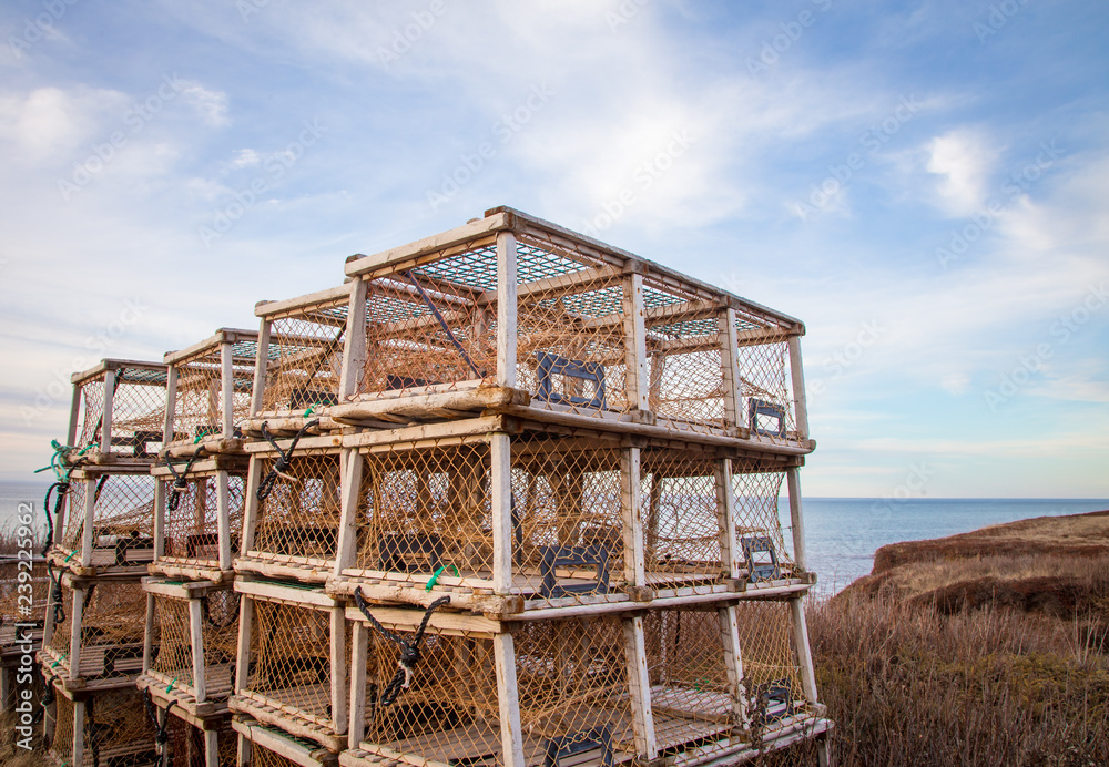lobster traps in Prince Edward Island
lobster traps in Prince Edward Island