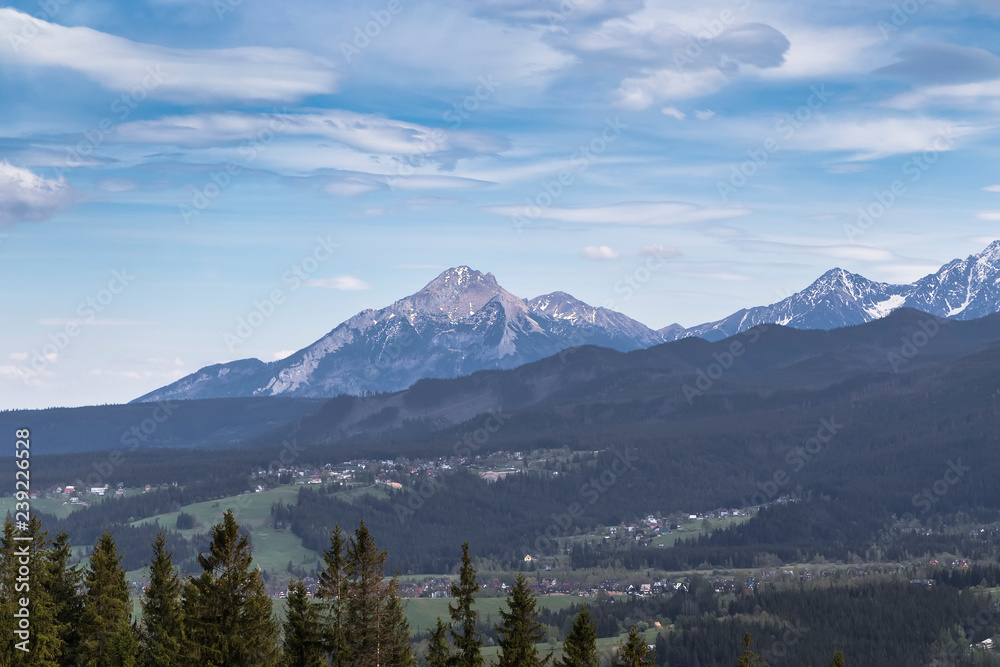 Obraz premium Havran - mountain of the Belian Tatras
