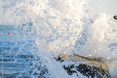 Splashing waves on the rock 2 © Denis Martynov
