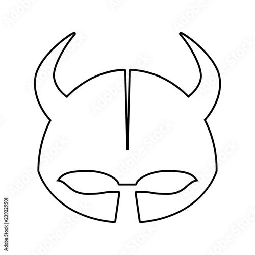 knight helmet icon. Element of Game for mobile concept and web apps icon. Thin line icon for website design and development, app development