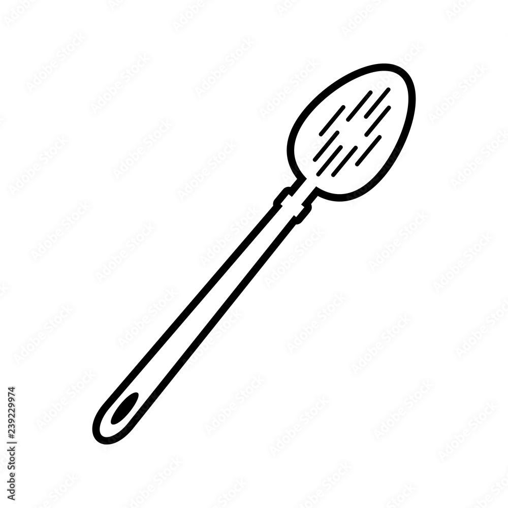 large spoon icon. Element of kitchen tools for mobile concept and web apps icon. Thin line icon for website design and development, app development large spoon icon. Element of kitchen tools for mobile concept and web apps icon. Thin line icon for website design and development, app development