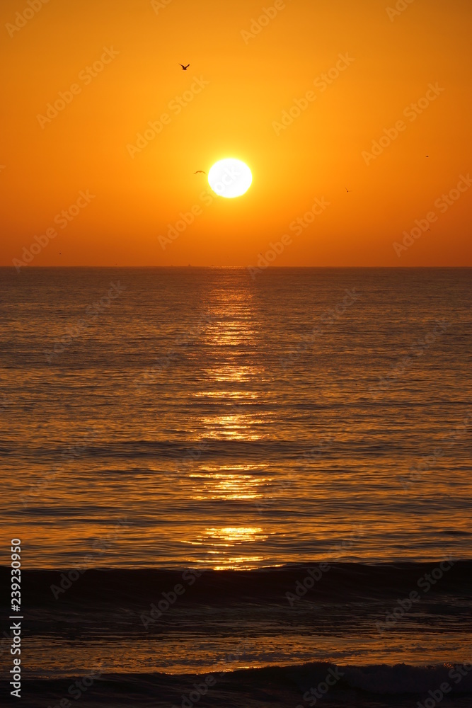 sunset at Ocean