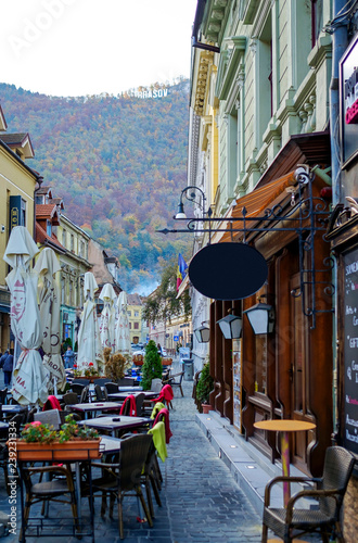 Streets in the center of Brasov, Romania 6