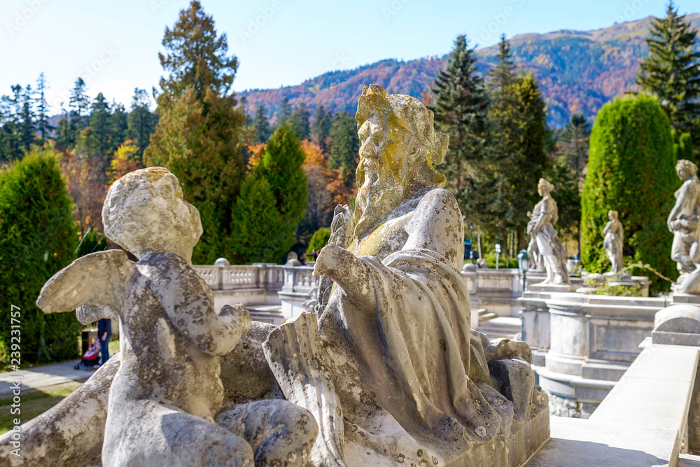 Peles Castle sculptures in Sinaia, Romania 3