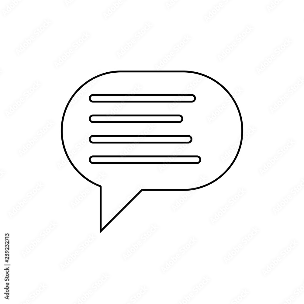 communication bubble icon. Element of web for mobile concept and web apps icon. Thin line icon for website design and development, app development communication bubble icon. Element of web for mobile concept and web apps icon. Thin line icon for website design and development, app development