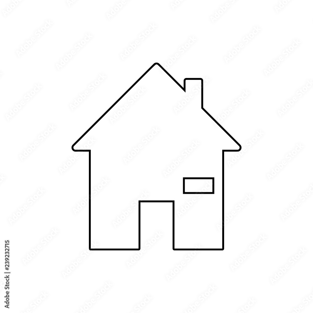 house icon. Element of web for mobile concept and web apps icon. Thin line icon for website design and development, app development house icon. Element of web for mobile concept and web apps icon. Thin line icon for website design and development, app development