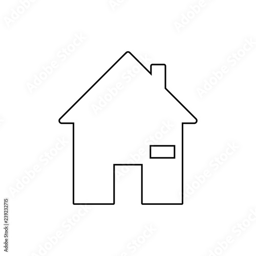 house icon. Element of web for mobile concept and web apps icon. Thin line icon for website design and development  app development