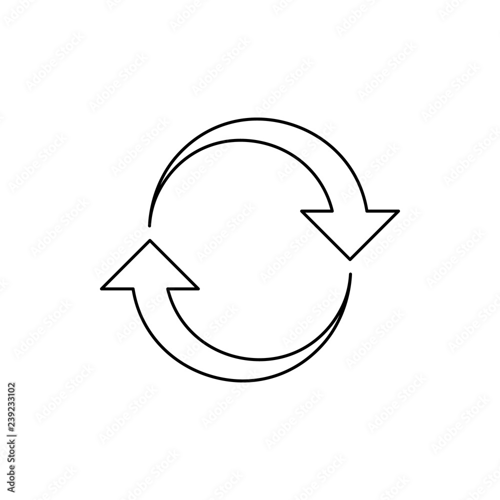 recycling symbol icon. Element of web for mobile concept and web apps icon. Thin line icon for website design and development, app development recycling symbol icon. Element of web for mobile concept and web apps icon. Thin line icon for website design and development, app development
