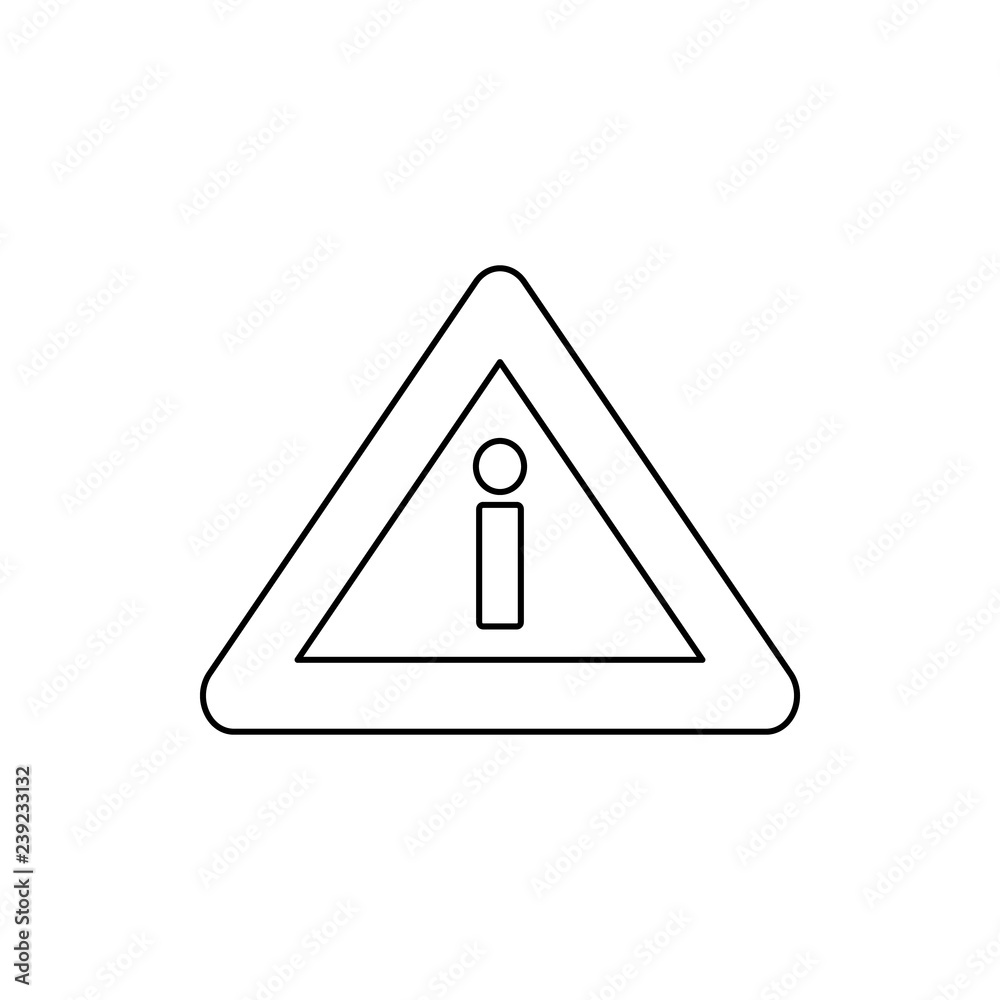 information character icon. Element of web for mobile concept and web apps icon. Thin line icon for website design and development, app development information character icon. Element of web for mobile concept and web apps icon. Thin line icon for website design and development, app development