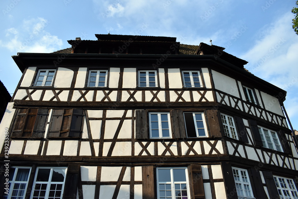 facade of a strasbourg house