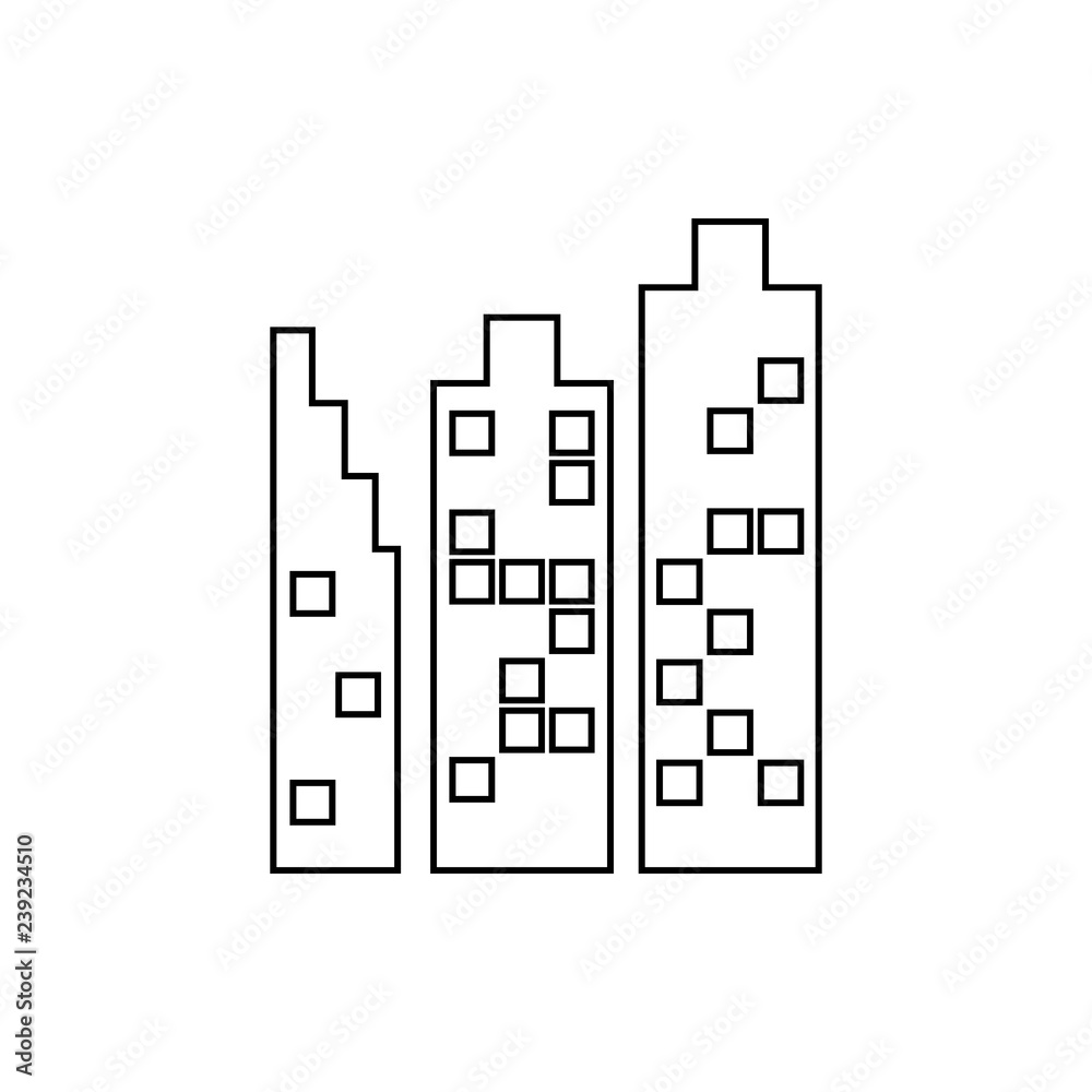 building icon. Element of web for mobile concept and web apps icon. Thin line icon for website design and development, app development building icon. Element of web for mobile concept and web apps icon. Thin line icon for website design and development, app development