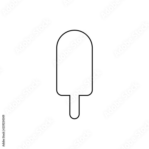 Wallpaper Mural ice cream icon. Element of web for mobile concept and web apps icon. Thin line icon for website design and development, app development Torontodigital.ca