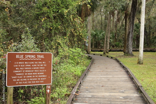 Blue Springs Trail Sign