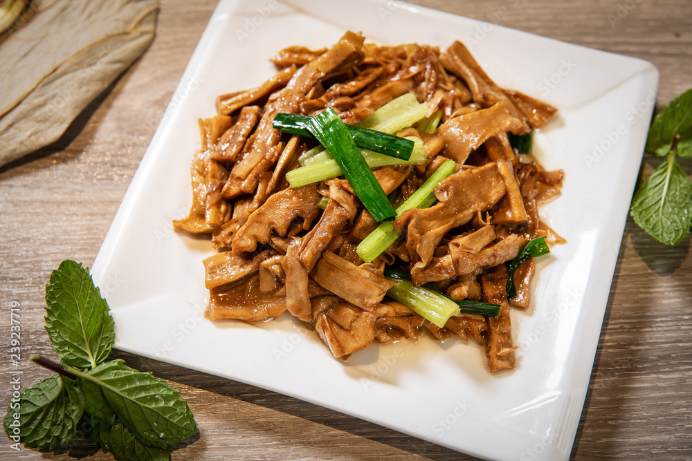 Braised Pork with Bamboo Shoots Stock Photo Adobe Stock