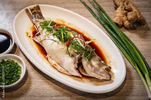 Chinese steamed fish