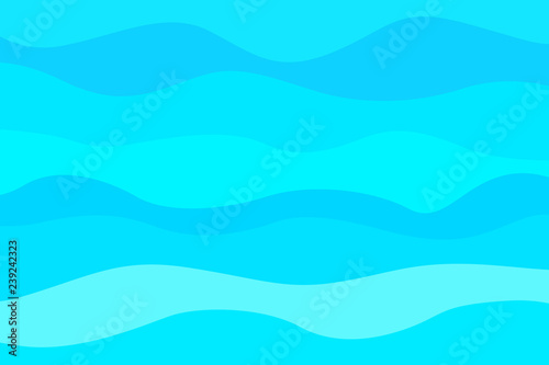 Abstract nautical wallpaper of the surface. Wavy sea background. Pattern with waves. Multicolored texture. Decorative backdrop